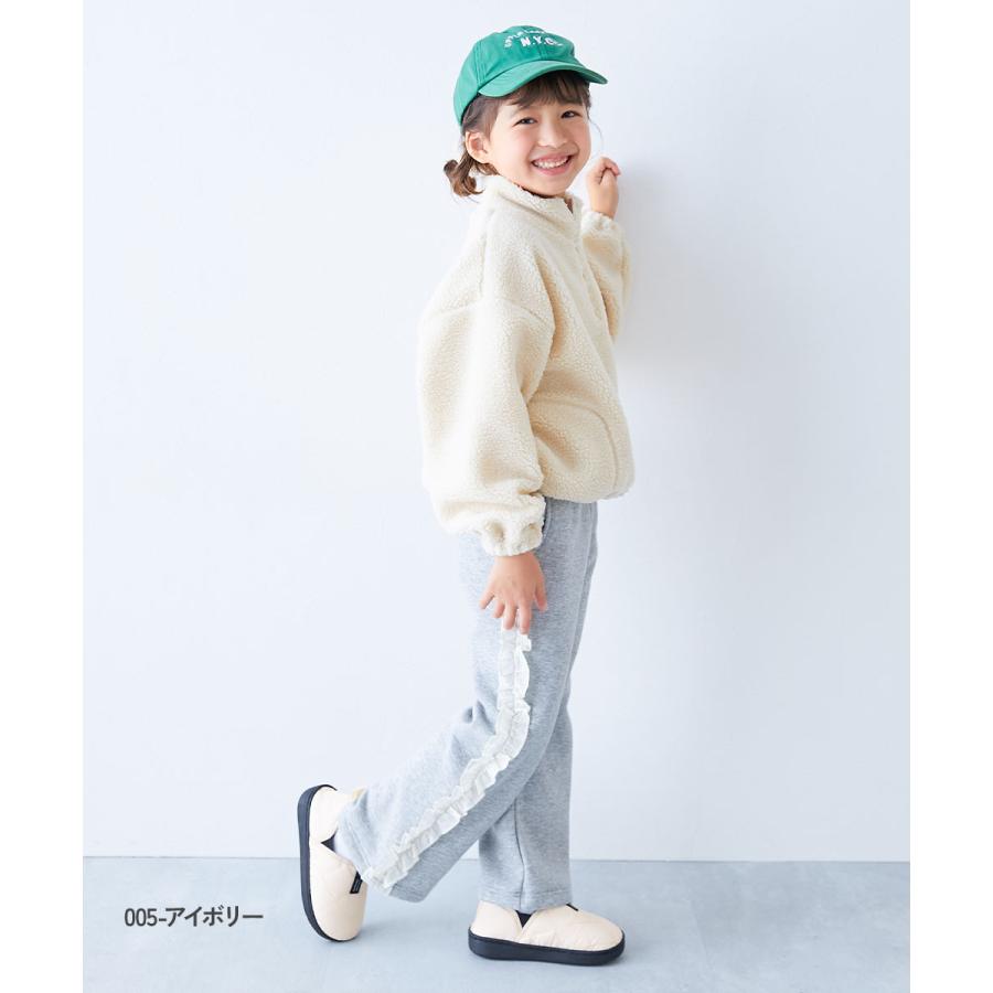防寒 撥水 靴 かかとが踏める 2WAY 裏フリース あったか中綿モックシューズ(クッションインソール付き) キッズ 子供服 男の子 女の子  デビロック devirock | devirock | 13