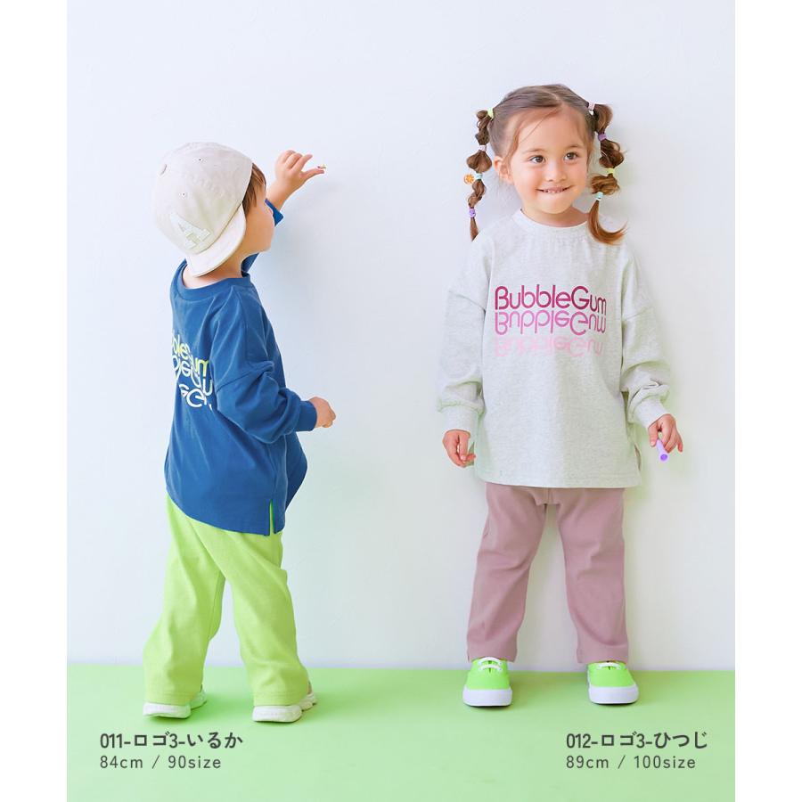 ロンT トップス 【EN-JOY】どっちも前だから1人でお着替え カラフル 長袖Tシャツ キッズ 80cm 90cm 100cm 110cm 120cm 130cm 保育園 幼稚園 通園 | devirock | 20