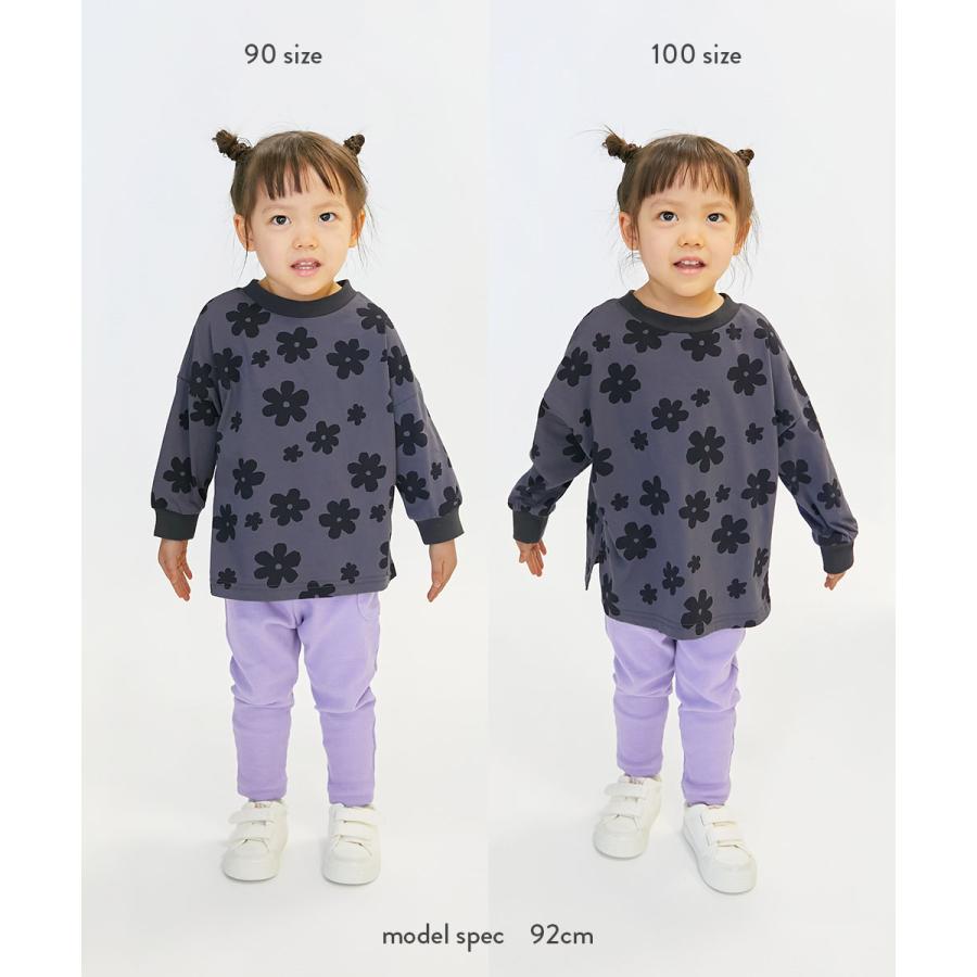 ロンT トップス 【EN-JOY】どっちも前だから1人でお着替え 総柄 長袖Tシャツ キッズ ベビー服 80cm 90cm 100cm 110cm 120cm 130cm 保育園 幼稚園 通園 | devirock | 16