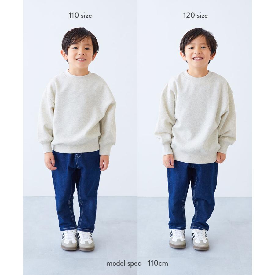 リンクコーデ  おそろい 通園 通学 トップス カラフルスウェット ふっくら裏起毛 無地トレーナー キッズ 子供服 男の子 女の子  デビロック devirock | devirock | 38
