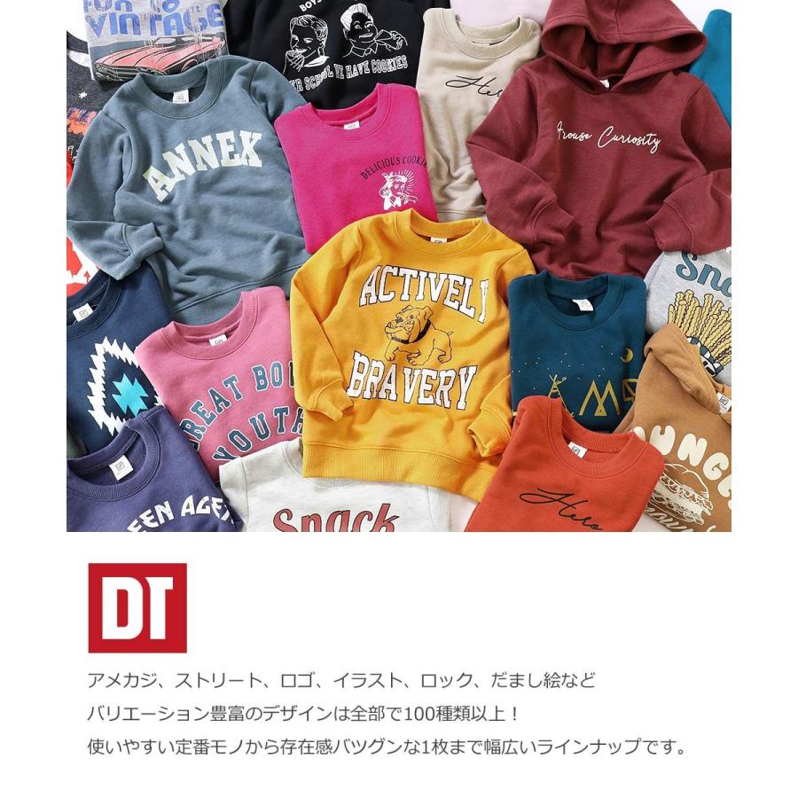 アウトレット 子供服 キッズ トレーナー 女の子 男の子 トップス プリント裏起毛スウェットトレーナー 長袖 長そで デビロック Devirock Devirock Paypayモール店 通販 Paypayモール