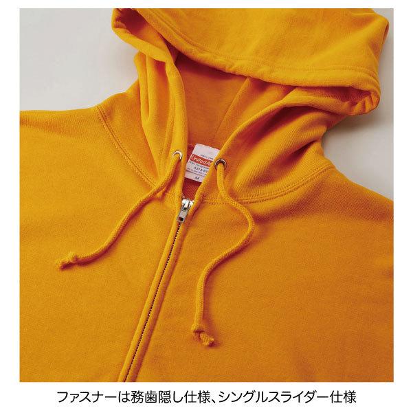 zipパーカー 裏パイル クロス 十字 袖プリント トップス スウェット