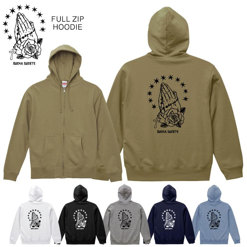 zipパーカー 裏パイル プレイハンド トップス メンズカジュアル