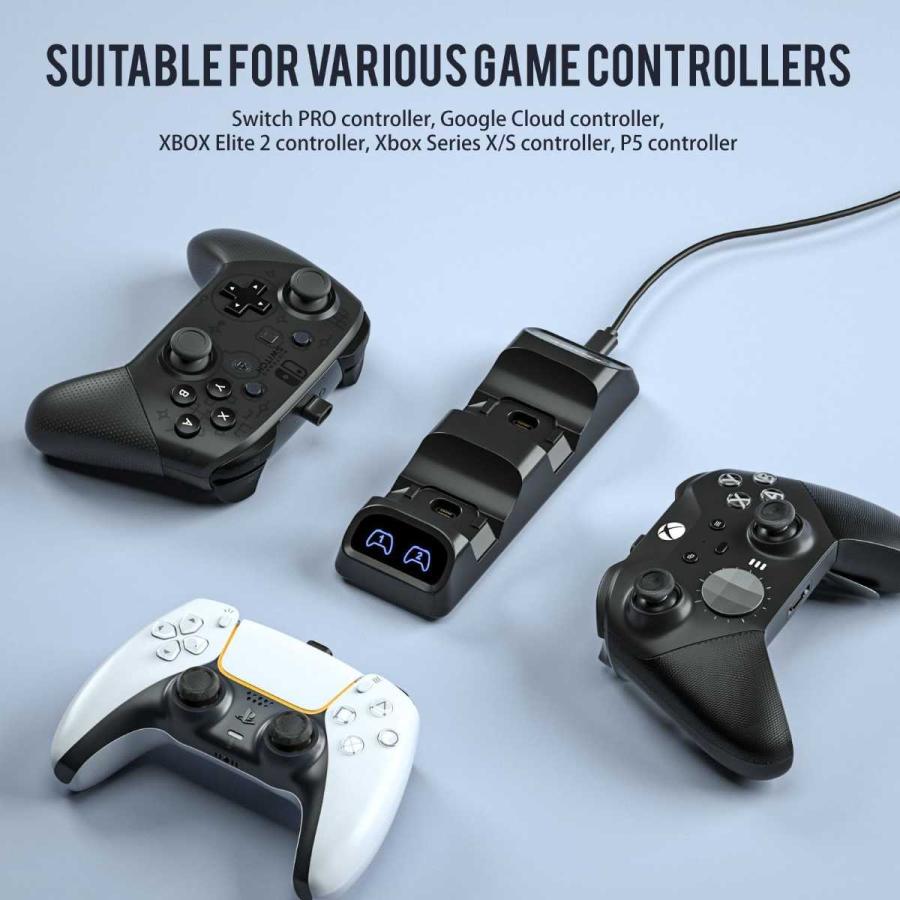 Nintendo Switch 2 / PlayStation 5 Xbox プロコン充電スタンド