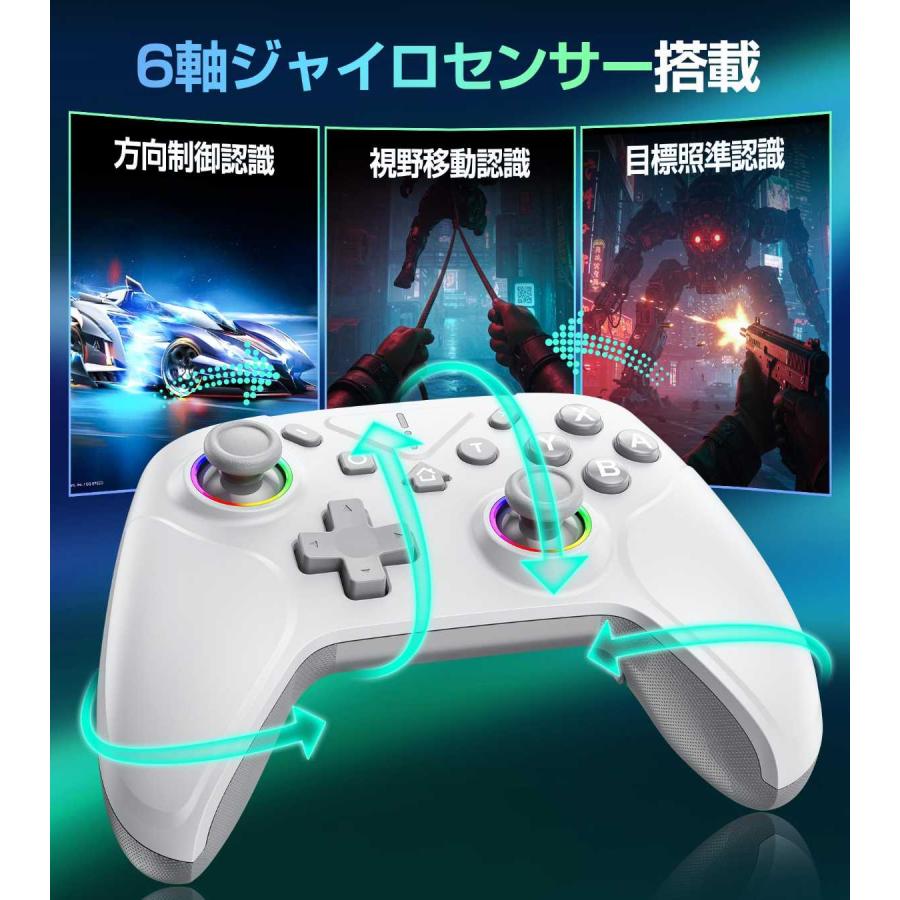 Nintendo Switch 2 コントローラー プロコン ダブルホール機能 RGBライト マクロ連射対応 ジャイロセンサー搭載 ニンテンドースイッチ2の画像