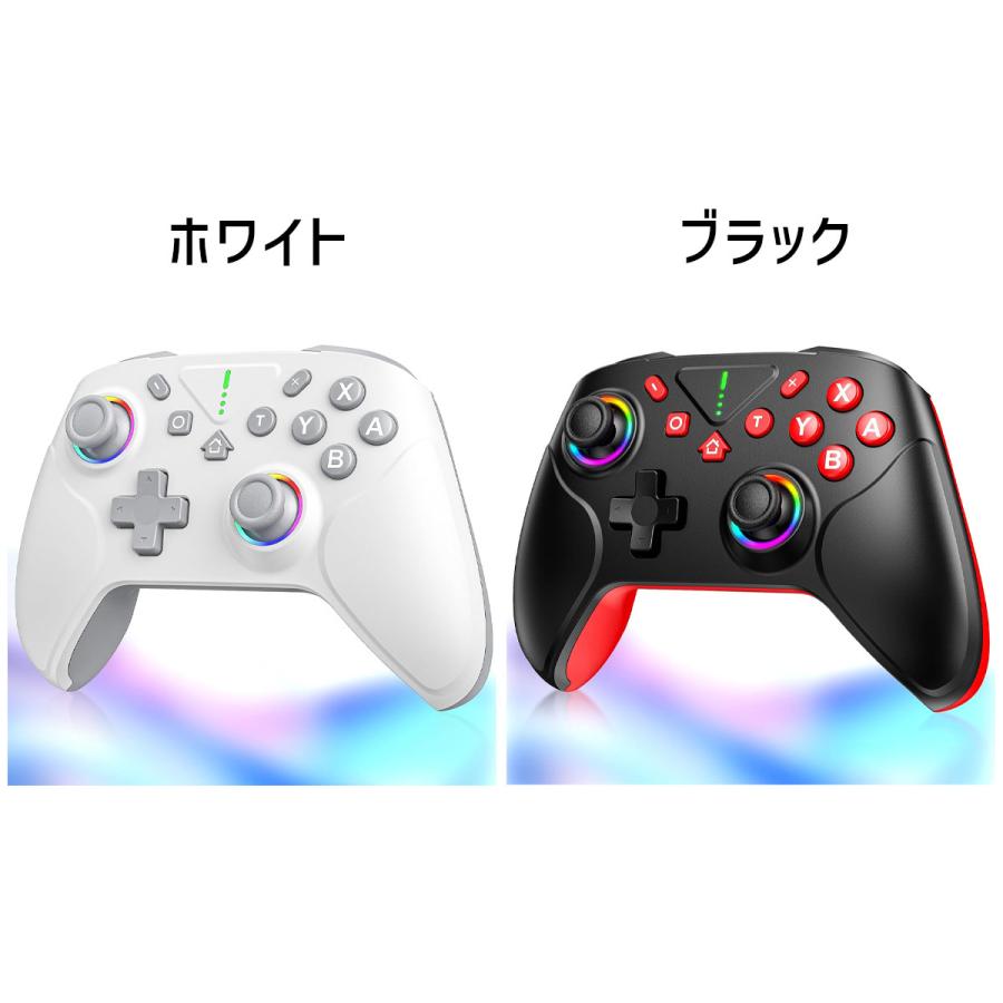 Nintendo Switch 2 コントローラー プロコン ダブルホール機能 RGBライト マクロ連射対応 ジャイロセンサー搭載 ニンテンドースイッチ2の画像