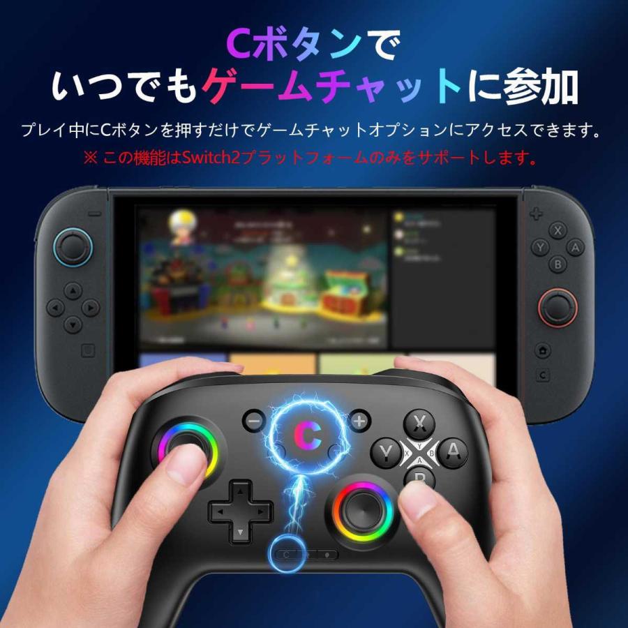 Nintendo Switch 2 / Android IOS PC 対応 コントローラー スリープ