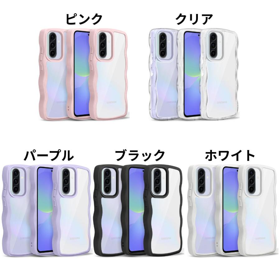 Galaxy A36 5G/A56 用 ケース SC-54F 対応 クリア おしゃれ 韓国風