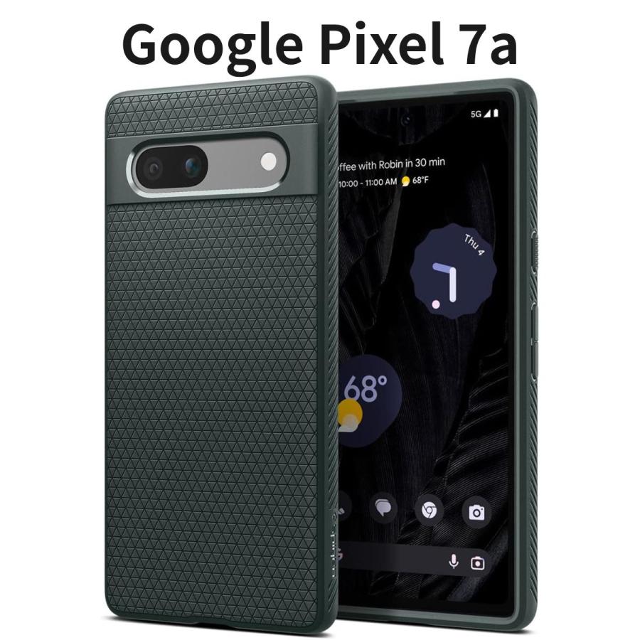 【美品・付属品有】Google Pixel 7a ※Spigen ケース付 Google Pixel 7a ケース Spigen 薄型 軽量 32.45g 耐衝撃 米軍MIL規格