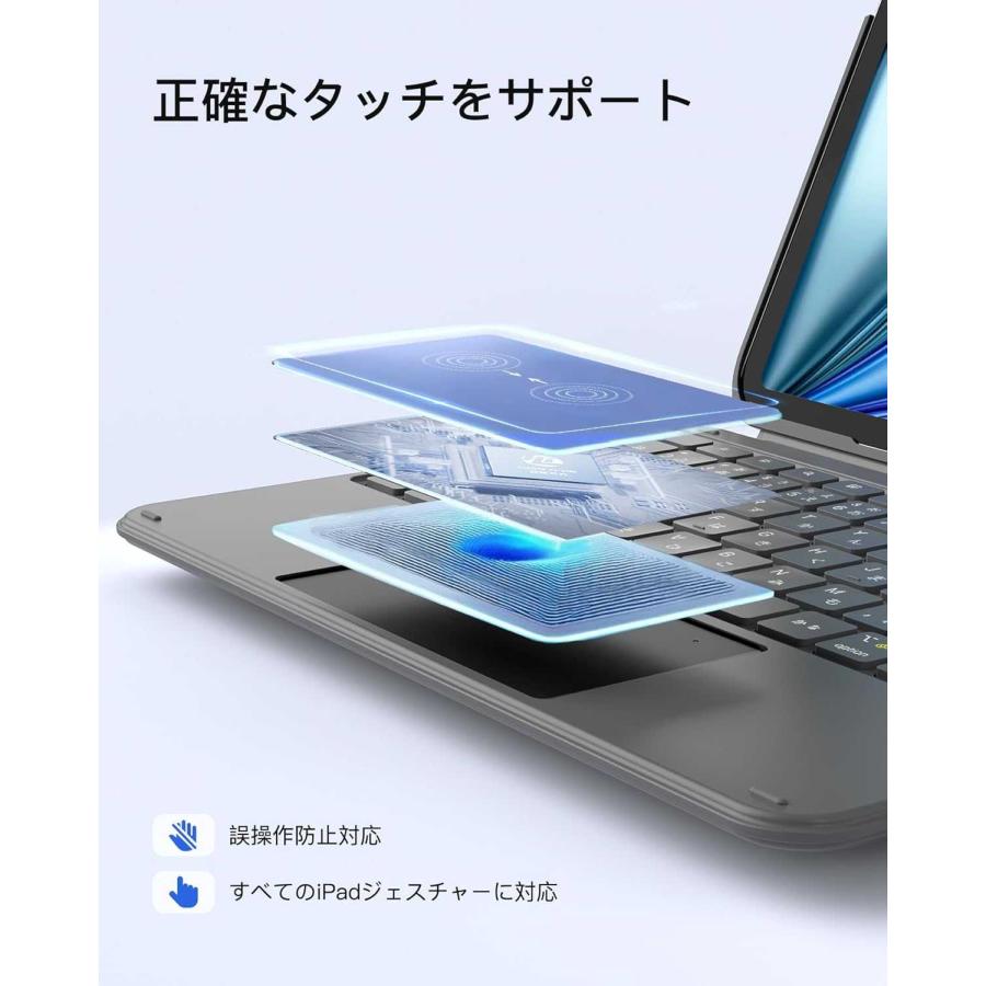 iPad 11インチ A16（2025/2022）10.9ンチ 第11/10世代 Inateck 着脱式