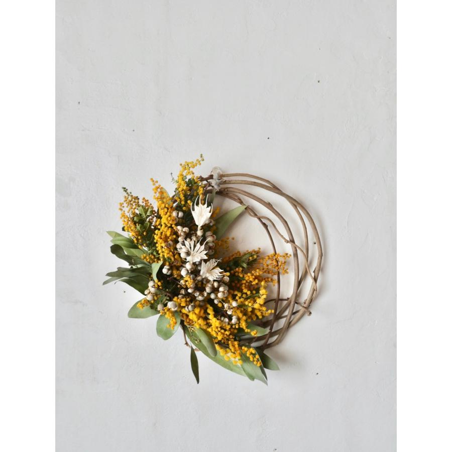 春色ナチュラルドライフラワーリース ｜壁掛けインテリア・送別ギフト |  | 01