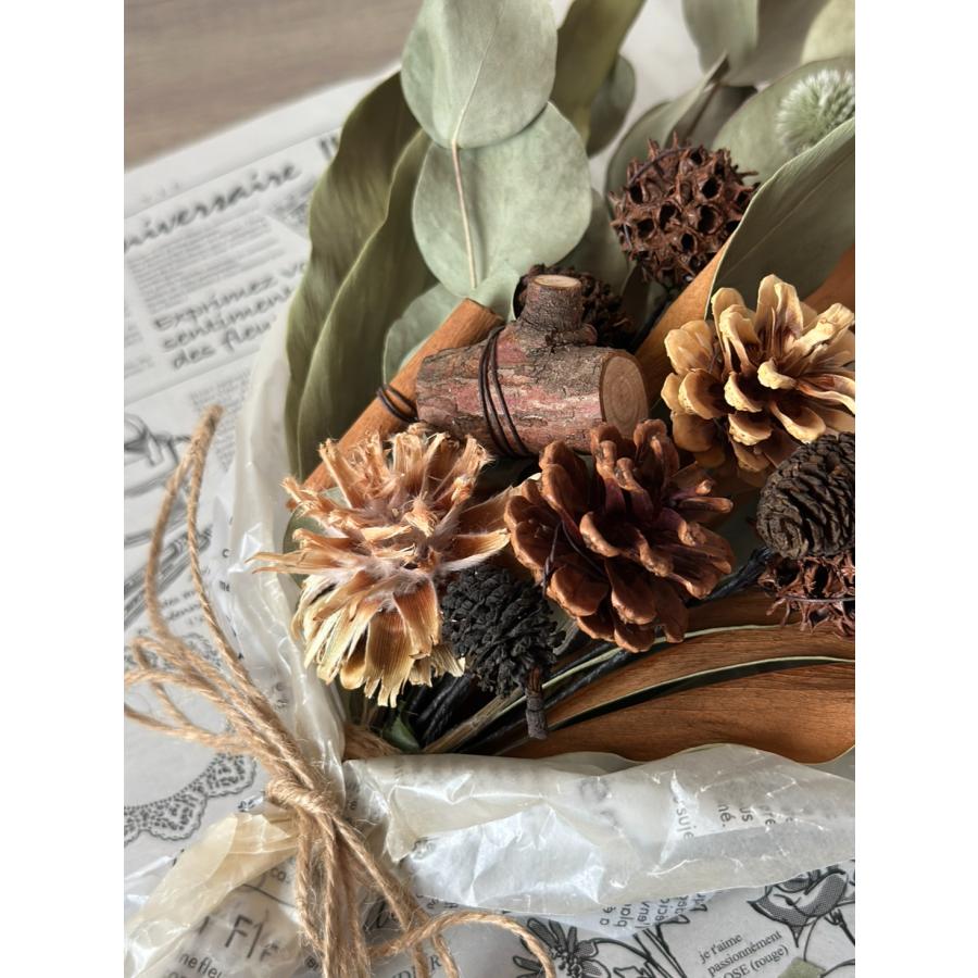 ドライフラワースワッグ花束　インテリアフラワー　フラワーギフト