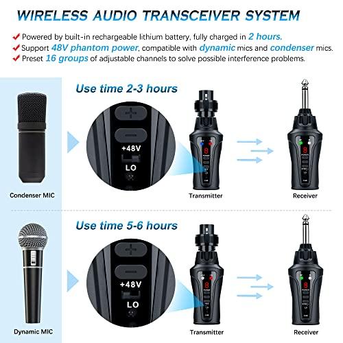 KIMAFUNワイヤレスマイク UHFデジタルワイヤレスシステム 無線