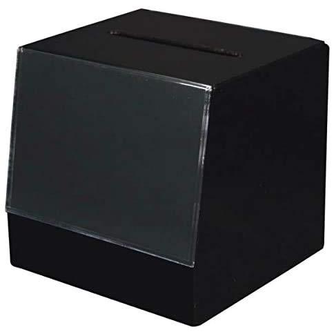 募金箱・提案箱・アンケートBOX ブラック | 