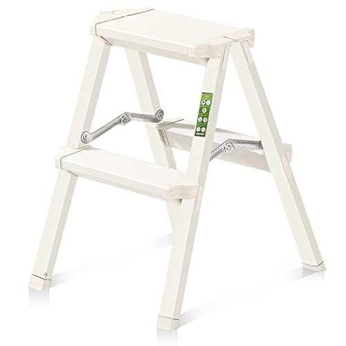 RIKADE 脚立2段 梯子 アルミ 脚立 折りたたみ ミニ 軽量 きゃたつ 踏み台 軽量 | 