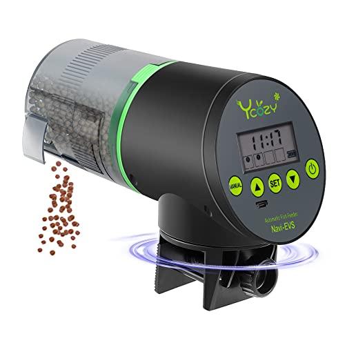Ycozy 魚自動給餌器 二代 USB充電式 湿気防止 水族水槽用タイムフィーダー 熱帯（Yahoo!・dfjun33）