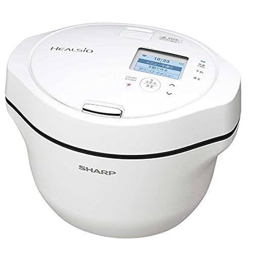 シャープ 水なし自動調理鍋 ヘルシオ ホットクック KN-HW16G-W 無線LAN