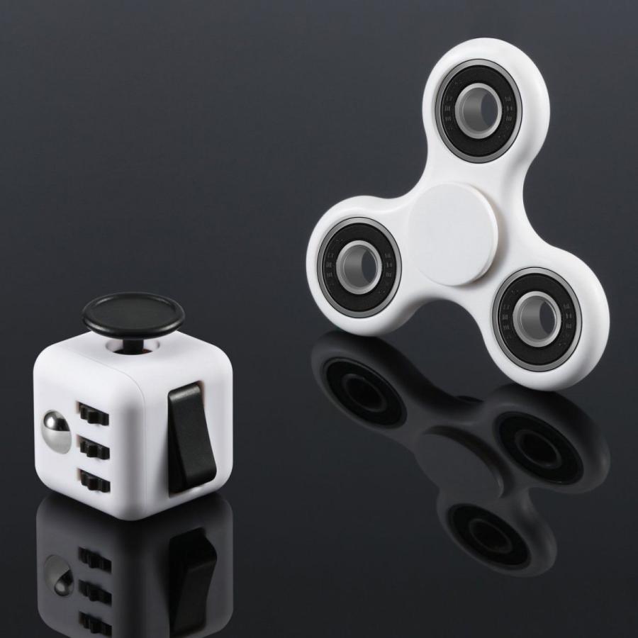 ハンドスピナー & ダイス ストレス解消キューブ サイコロ Hand spinner