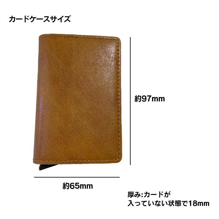 カードケース スライド式 スキミング防止 磁気防止 メンズ レディース