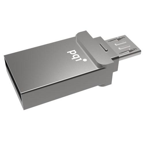 PQI  Connect 201  USB/Micro USB OTG フラッシュドライブ　8GB｜dgmode