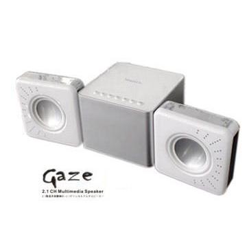 VOGUE TECH　GAZE 2.1チャンネルマルチスピーカー  for iPod/MP3/PC 　LED付き (ホワイト)｜dgmode｜02