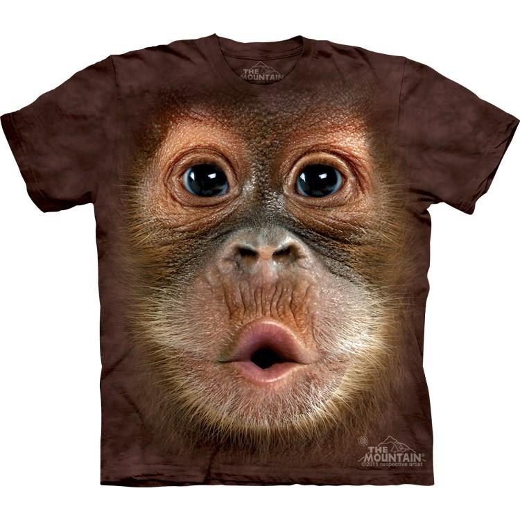 The Mountain 動物 顔 Tシャツ オランウータンの赤ちゃん Big Face Baby Orangutan Lサイズ Gftmmx0l Dgmode 通販 Yahoo ショッピング