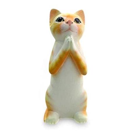 大好き ホワイトアルベシア 特別価格novica 高さ7 25インチ ウィッシュウッド彫刻好評販売中 ジンジャータビーキャット インチ その他 Www Gatorheatandair Com