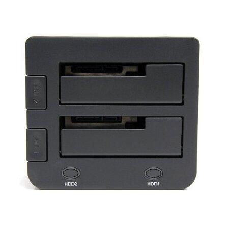StarTech デュアル2.5 / 3.5インチSATAハードディスクドライブのドッキングステーションにUSB 3.0 2ベイ 黒 StarTech デュアル2 5インチSATAハードディスクドライブのドッキングステーションにUSB 2ベイ