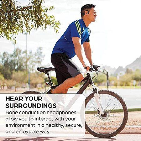 Open Ear Bluetooth Bone Conduction Headphones - ZBONES Hear Your Surroundings/Unbeatable Comfort/Secure Sweatproof Fit/Sport Headband for Running， Wor 