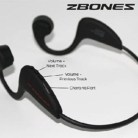 Open Ear Bluetooth Bone Conduction Headphones - ZBONES Hear Your Surroundings/Unbeatable Comfort/Secure Sweatproof Fit/Sport Headband for Running， Wor 
