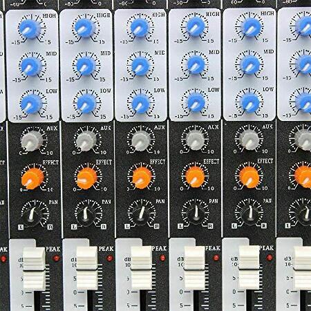 Professional Studio Audio Mixer Mixing Console Powered Mixer Live Studio Audio mixing Amplifier (12 Channel)