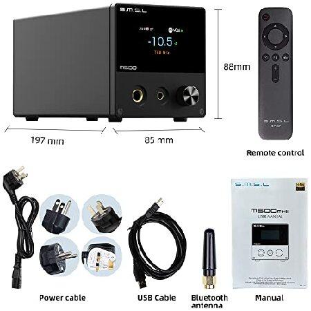 ★レア物 新品未開封 S.M.S.L M500 MKIII Bluetooth オーディオ DAC ＆ ヘッドフォンアンプ ESS9038PRO D/A チップ USB/光/同軸/Bluetooth 入力 ハイレゾ MQA XMOS DSD512 PCM TH 【GM1099175447】(38588円)