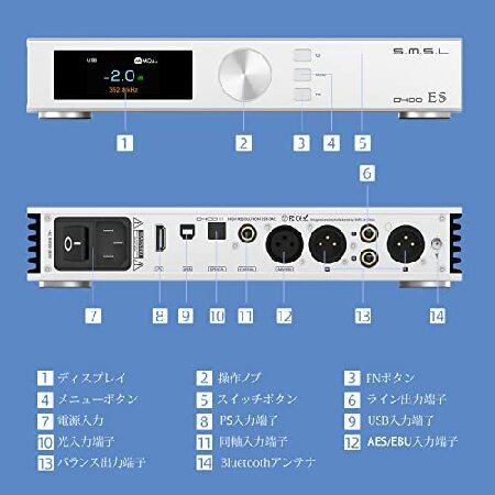 D400ES D/Aコンバーター Bluetooth DAC フラッグシップDAC ES9039MSPRO