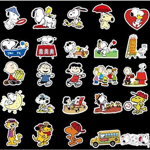 100枚 かわいいスヌーピーアニメステッカー スヌーピーキャラクター防水シール スーツケース バイク ヘルメット 部活など適用 S 2511 Dgpプロジェクト 通販 Yahoo ショッピング