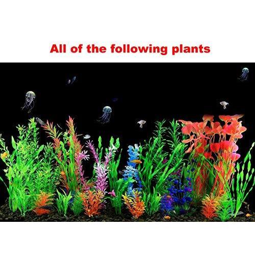 最新作 Cousduobe 30パック パーフェクトマッチ 5 2インチ 15 7インチ 各種サイズ 水槽装飾 人工水族館植物 30パック レイアウト用品 Albinofoundation Org