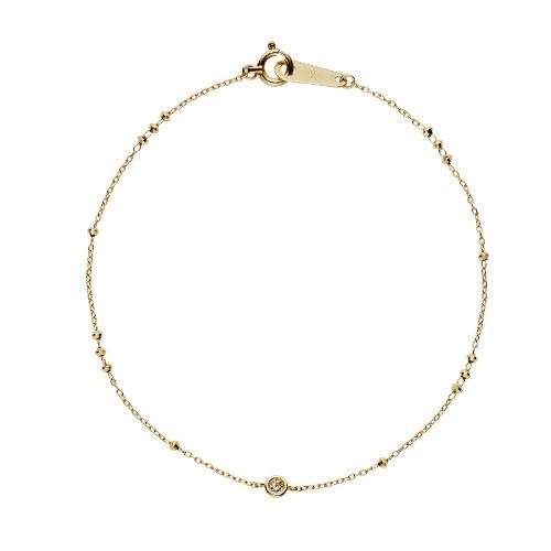 [ヴァンドーム青山] VENDOME AOYAMA K18YG ダイヤモンド ベーシック ブレスレット AGVB4830LSDI