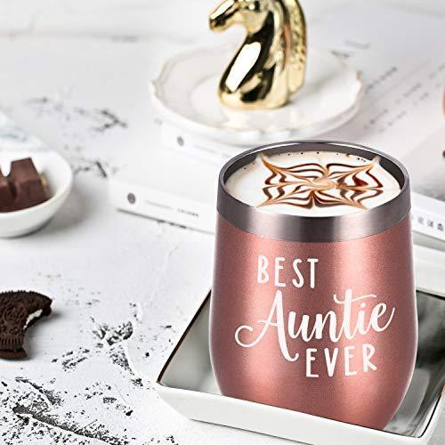 激安通販新作 Best Auntie ワインタ ステンレススチール 12オンス クリスマスプレゼント 母の日 誕生日プレゼント おばさん ワインタンブラー Ever アルコールグラス Pathwaysfl Org