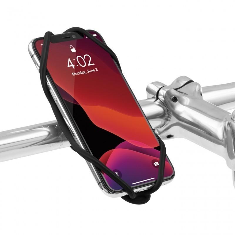 Bone 自転車用 スマホホルダー ハンドル用 4.7-7.2インチ対応 iPhone スマホ ゲーム マルチ 簡単装着 シリコン 衝撃吸収 Bike  Tie 4 直営限定アウトレット