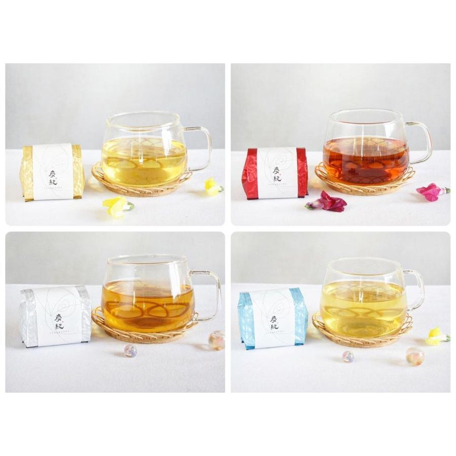 ギフトセット) 台湾茶 炭紀 台湾烏龍茶 4種セット ( 四季春茶 / 紅烏龍