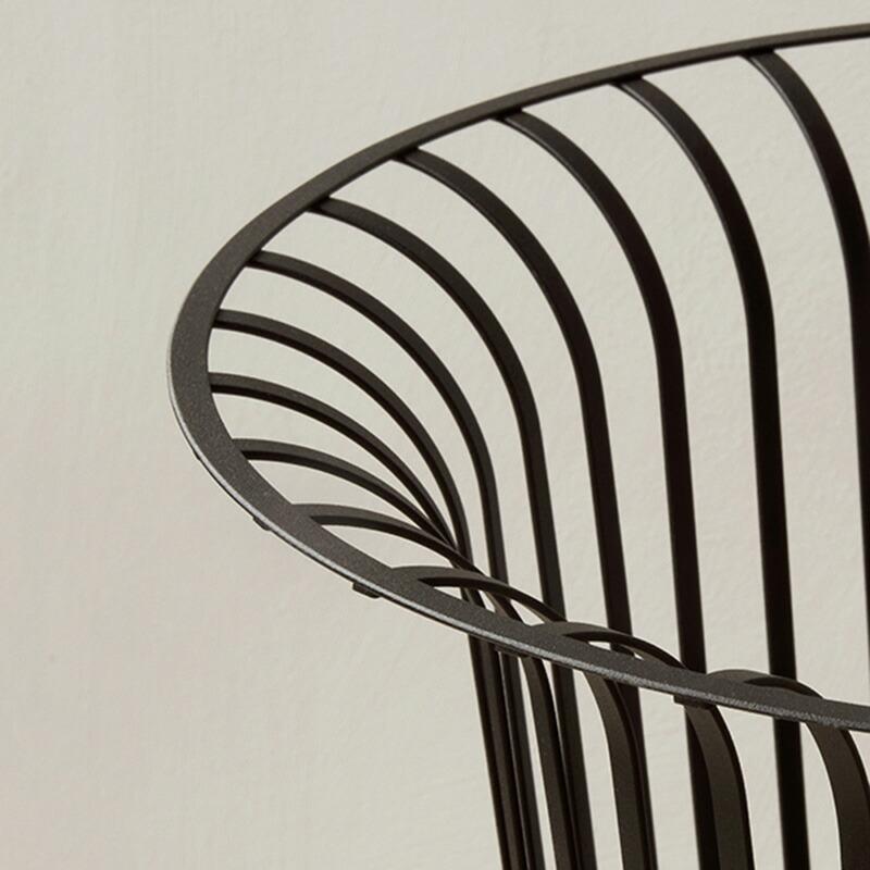 公式】 北欧 Audo MENU メニュー リボンバスケット ブラック