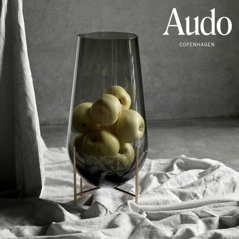 未使用　MENU イシャスベースS スモーク アウトレット 訳あり】 北欧 Audo MENU Echasse Vase Smoked