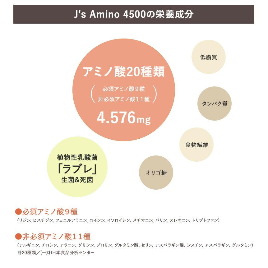 J's Amino 4500 5.5g×90包【旧品】 アミノ酸 美容 サプリメント J