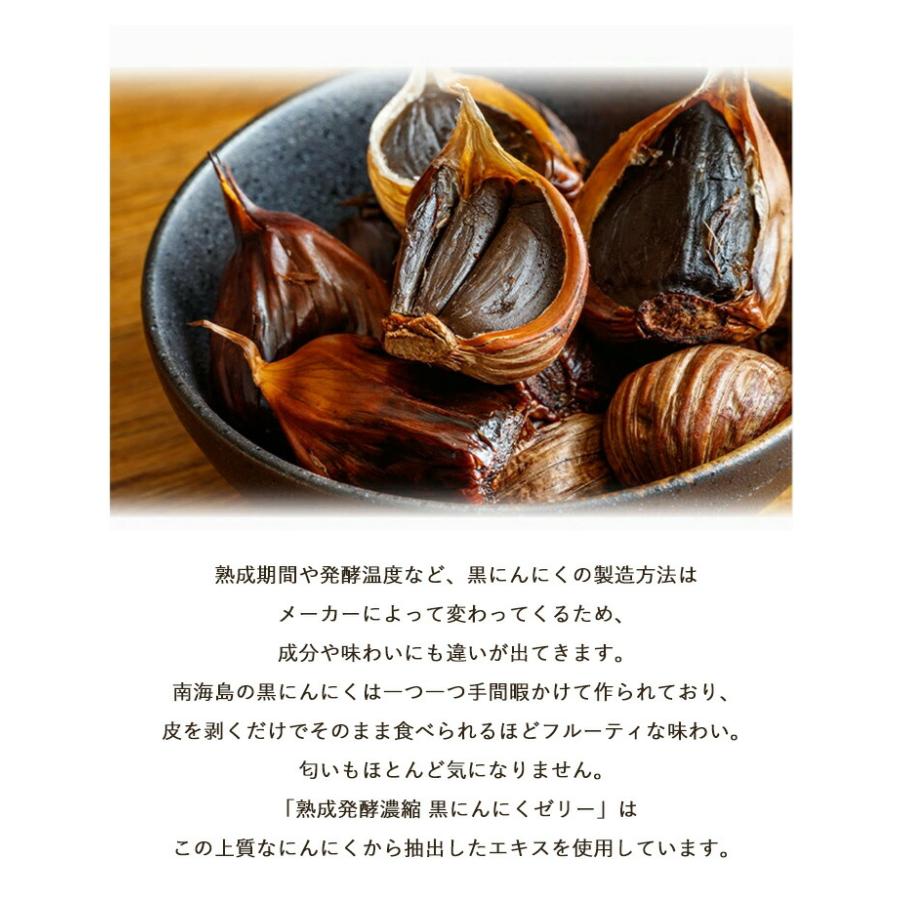 熟成発酵 濃縮 黒にんにくゼリーα (アルファ) 亜鉛入り おいしい