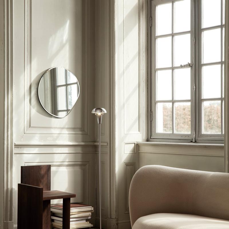 北欧 Ferm Living ファームリビング ポンドミラー S ブラス ダーク