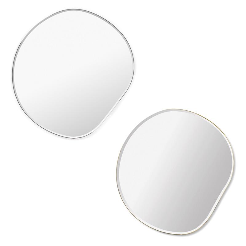 北欧 Ferm Living ファームリビング ポンドミラー S ブラス ダーク