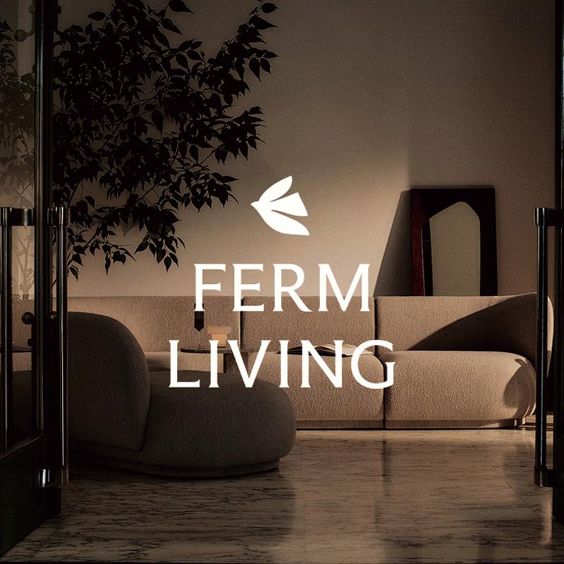 北欧 Ferm Living ファームリビング ポンドミラー S ブラス ダーク