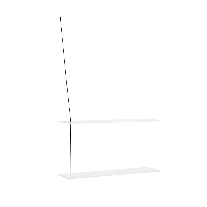 公式】 北欧 WOUD ウッド ステッジシェルフ 80cm ホワイト【Design by