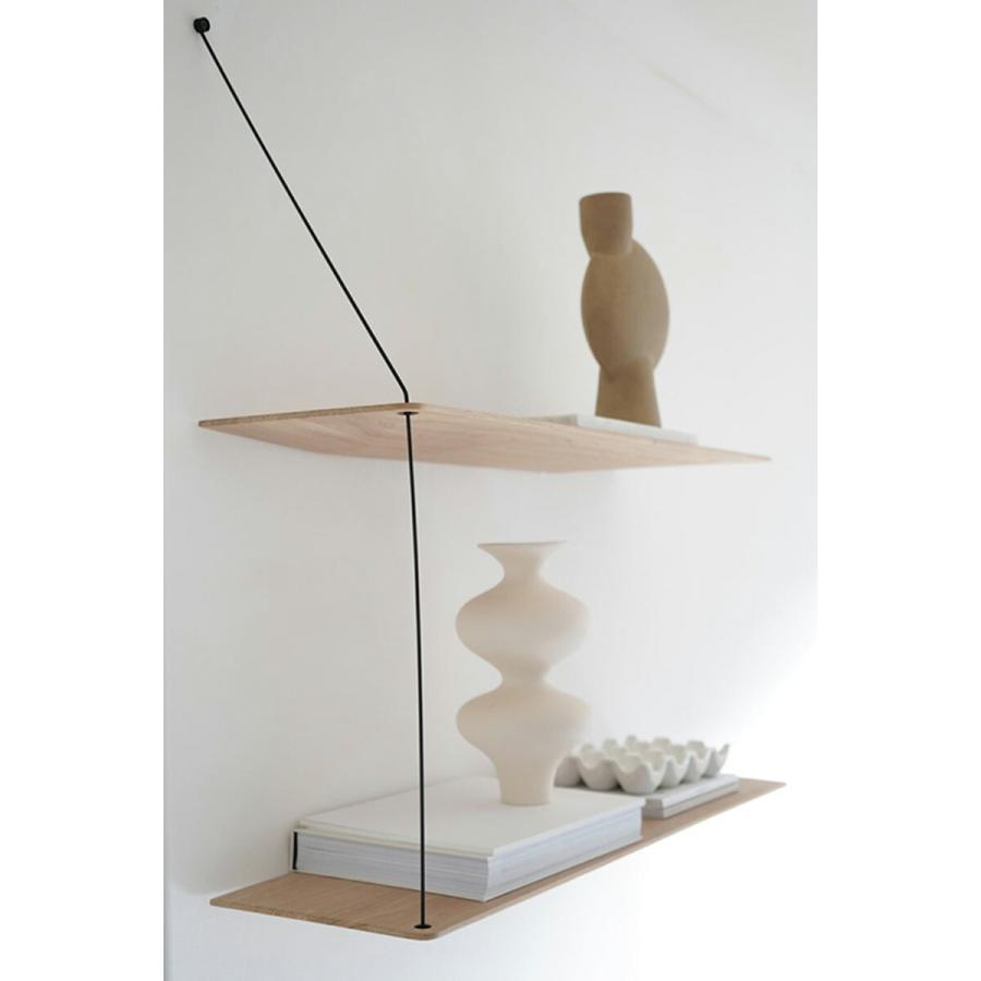 公式】 北欧 WOUD ウッド ステッジシェルフ 60cm ナチュラル【Design