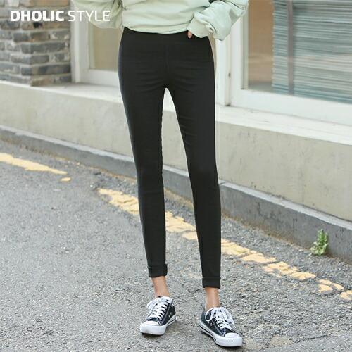 韓国ファッション ボトムス パンツ ロングパンツ ロング丈 スキニー レギンス スパッツ のびる ストレッチ 伸縮性 タイト スリム カジュアル 春 注目ブランド