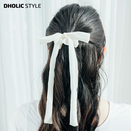 韓国ファッション ヘアアクセサリー カジュアル シフォン シュシュ ヘアアレンジ ヘアゴム リボン リボンシュシュ ロングリボン 一つ結び 夏 春 髪留め 髪飾り 超特価 シュシュ